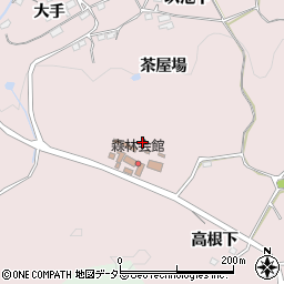 愛知県豊田市東広瀬町道場根周辺の地図