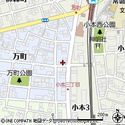 愛知県名古屋市中川区万町308周辺の地図