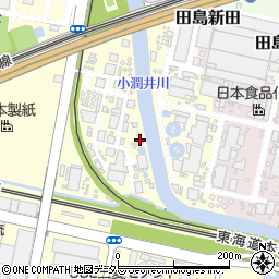 静岡県富士市中河原周辺の地図