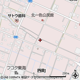 愛知県愛西市北一色町昭和414周辺の地図