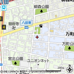 愛知県名古屋市中川区万町2510-1周辺の地図