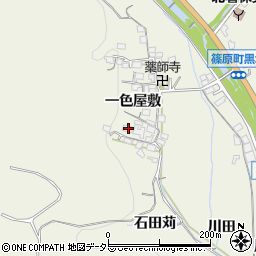 愛知県豊田市篠原町一色屋敷70周辺の地図