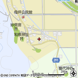 兵庫県丹波市柏原町母坪107周辺の地図