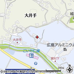 島根県大田市仁摩町大国宮村182周辺の地図