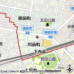 愛知県名古屋市中村区川前町511周辺の地図