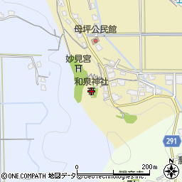 和泉神社周辺の地図