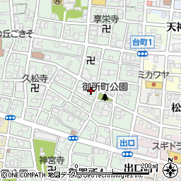 愛知県名古屋市昭和区御器所3丁目23-8周辺の地図