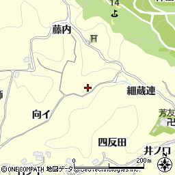 愛知県豊田市芳友町細蔵連周辺の地図