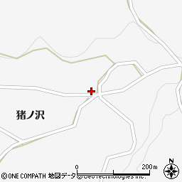 愛知県北設楽郡設楽町東納庫寺本周辺の地図