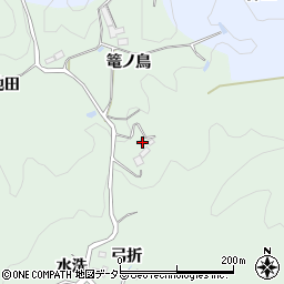 愛知県豊田市足助町弓折5-1周辺の地図
