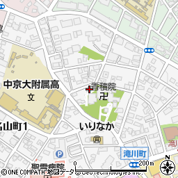 愛知県名古屋市昭和区川名山町74周辺の地図