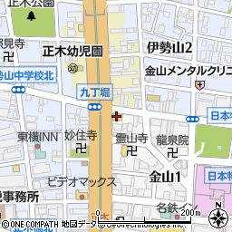 ワミレスウィンズ名古屋サロン周辺の地図