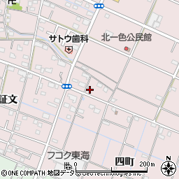 愛知県愛西市北一色町昭和403周辺の地図