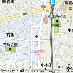 愛知県名古屋市中川区万町307周辺の地図