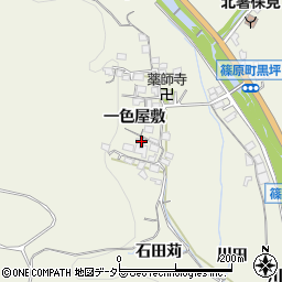 愛知県豊田市篠原町一色屋敷68周辺の地図
