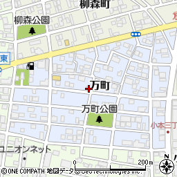 愛知県名古屋市中川区万町2102周辺の地図
