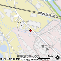 静岡県富士市蓼原747-15周辺の地図