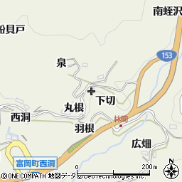 愛知県豊田市富岡町観音寺周辺の地図