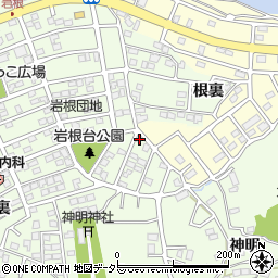 愛知県日進市岩崎町岩根25周辺の地図