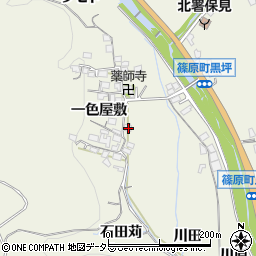 愛知県豊田市篠原町一色屋敷62周辺の地図