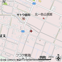 愛知県愛西市北一色町昭和401周辺の地図