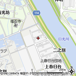 愛知県津島市鹿伏兎町上郷39周辺の地図