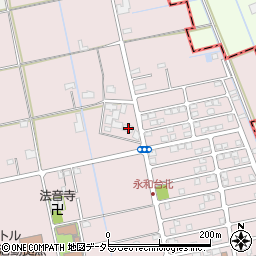 愛知県愛西市大井町浦田面233周辺の地図