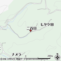 愛知県豊田市大塚町二百目周辺の地図
