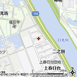 愛知県津島市鹿伏兎町上郷40周辺の地図
