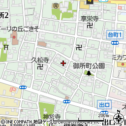 愛知県名古屋市昭和区御器所3丁目20-10周辺の地図