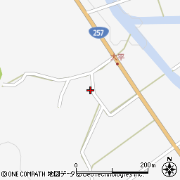 愛知県設楽町（北設楽郡）東納庫（蔵ノ下）周辺の地図
