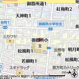 名古屋市立御器所小学校周辺の地図