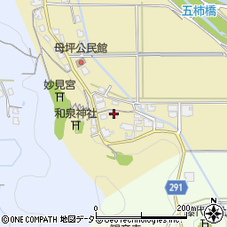 兵庫県丹波市柏原町母坪126周辺の地図