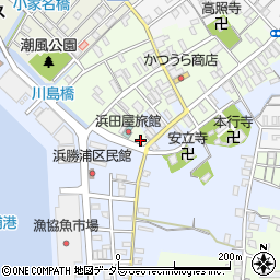 千葉県勝浦市勝浦169周辺の地図