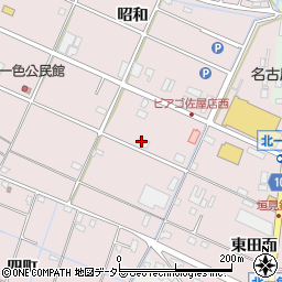 愛知県愛西市北一色町昭和324周辺の地図