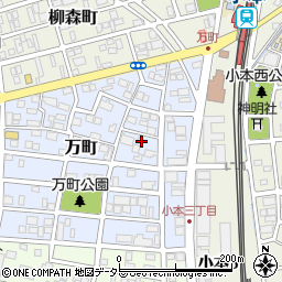 愛知県名古屋市中川区万町807周辺の地図