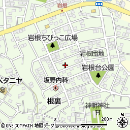 愛知県日進市岩崎町岩根179周辺の地図