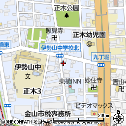 名鉄協商正木第３駐車場周辺の地図