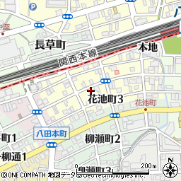 愛知県名古屋市中川区花池町2丁目32周辺の地図