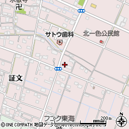 愛知県愛西市北一色町昭和388周辺の地図