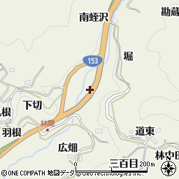 愛知県豊田市富岡町堀周辺の地図