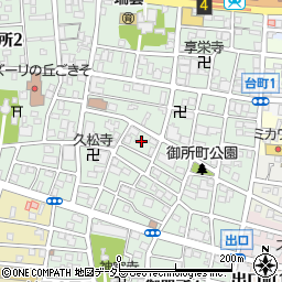愛知県名古屋市昭和区御器所3丁目20周辺の地図