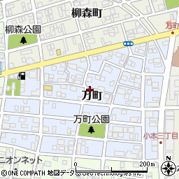 愛知県名古屋市中川区万町1404周辺の地図