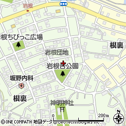 愛知県日進市岩崎町岩根46周辺の地図