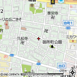 愛知県名古屋市昭和区御器所3丁目20-6周辺の地図