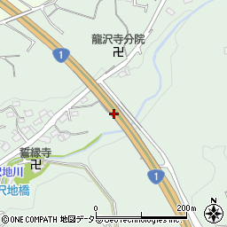 沢地川橋周辺の地図