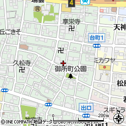 愛知県名古屋市昭和区御器所3丁目17-12周辺の地図