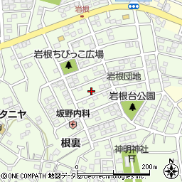 愛知県日進市岩崎町岩根180周辺の地図