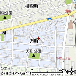 愛知県名古屋市中川区万町1305周辺の地図