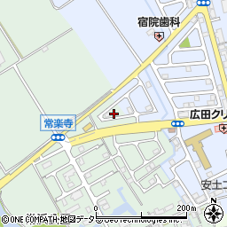 滋賀県近江八幡市安土町常楽寺1987-13周辺の地図